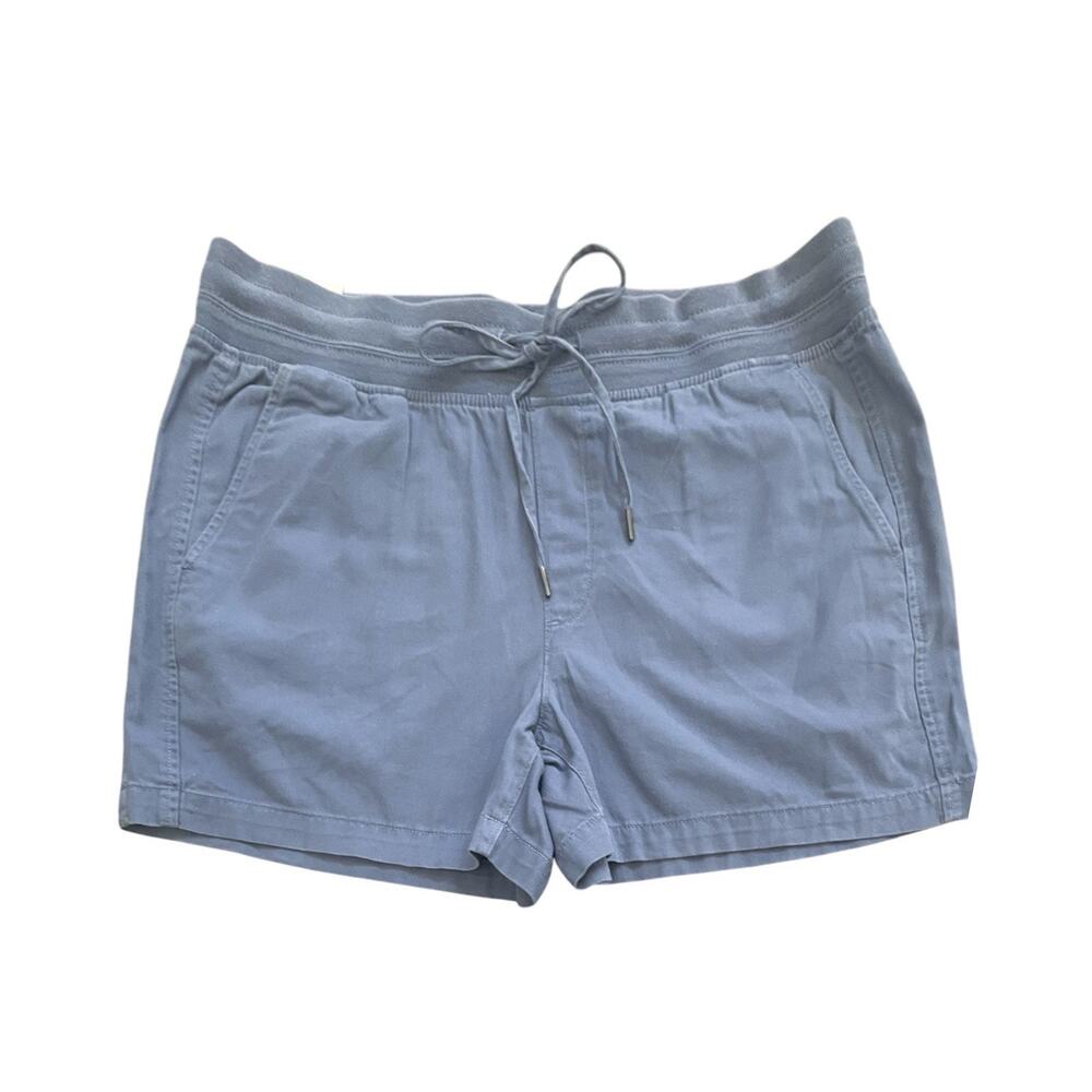 Light Blue Women's Drawstring Casual Shorts